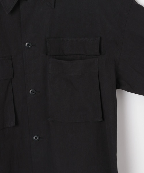 GEORGE'S(ジョージズ)の「ミリタリーシャツアウター(シャツ/ブラウス・メンズ・ブラック/カーキ・LARGE/MEDIUM)」の10枚目の写真
