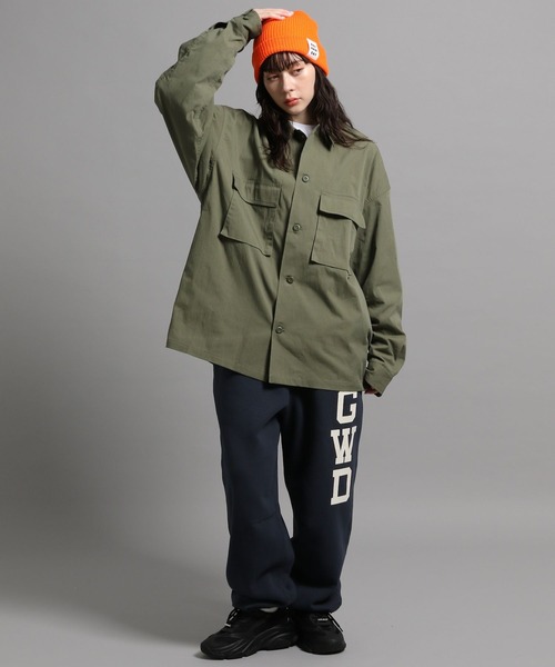 GEORGE'S(ジョージズ)の「ミリタリーシャツアウター(シャツ/ブラウス・メンズ・ブラック/カーキ・LARGE/MEDIUM)」の16枚目の写真