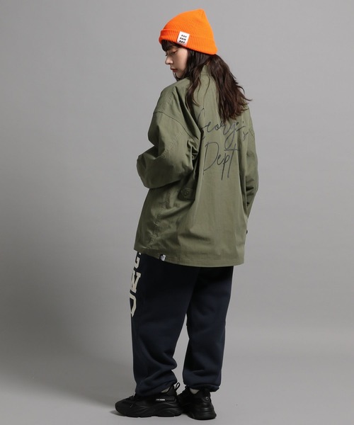 GEORGE'S(ジョージズ)の「ミリタリーシャツアウター(シャツ/ブラウス・メンズ・ブラック/カーキ・LARGE/MEDIUM)」の20枚目の写真