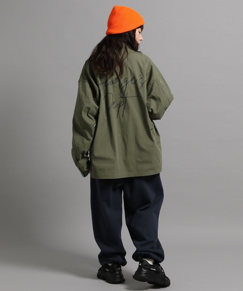 GEORGE'S(ジョージズ)の「ミリタリーシャツアウター(シャツ/ブラウス・メンズ・ブラック/カーキ・LARGE/MEDIUM)」の21枚目の写真