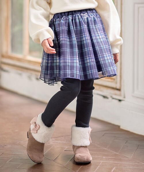 ANY（エニィ）の「チュール スカッツ（その他パンツ・キッズ・ネイビー系3/ピンク系3/ライラック系8・90/100/110/120/130）」の2枚目の写真