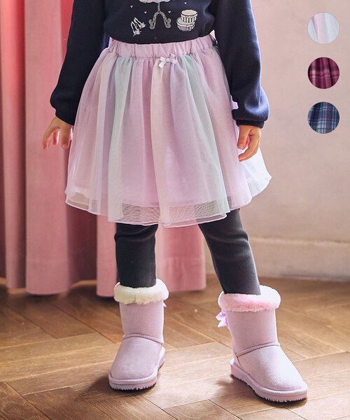 ANY（エニィ）の「チュール スカッツ（その他パンツ・キッズ・ネイビー系3/ピンク系3/ライラック系8・90/100/110/120/130）」の3枚目の写真