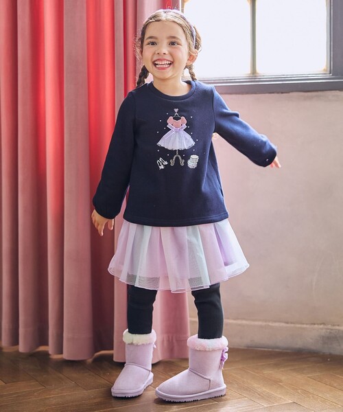 ANY（エニィ）の「チュール スカッツ（その他パンツ・キッズ・ネイビー系3/ピンク系3/ライラック系8・90/100/110/120/130）」の21枚目の写真