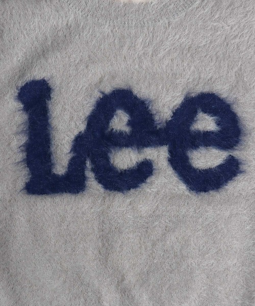 Lee（リー）の「Lee（リー）ブランドロゴジャガード シャギーニットセーター レディース（ニット/セーター・レディース・ブルー/グレー/オフホワイト/ブラック・L/M）」の15枚目の写真