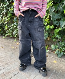 Candy Stripper パンツ　タイダイテーパードパンツ　カーゴパンツ Candy Stripper パンツ タイダイテーパードパンツ カーゴパンツ