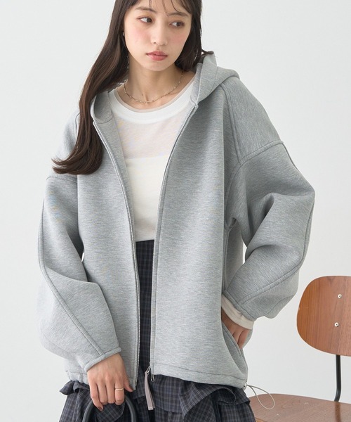 セール】ダンボールニットフーディーブルゾン（ブルゾン）｜earth