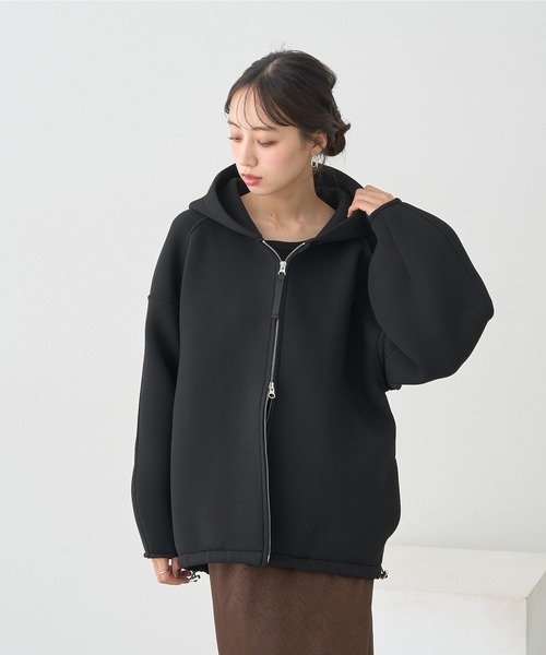 ダンボールニットフーディーブルゾン（ブルゾン）｜earth