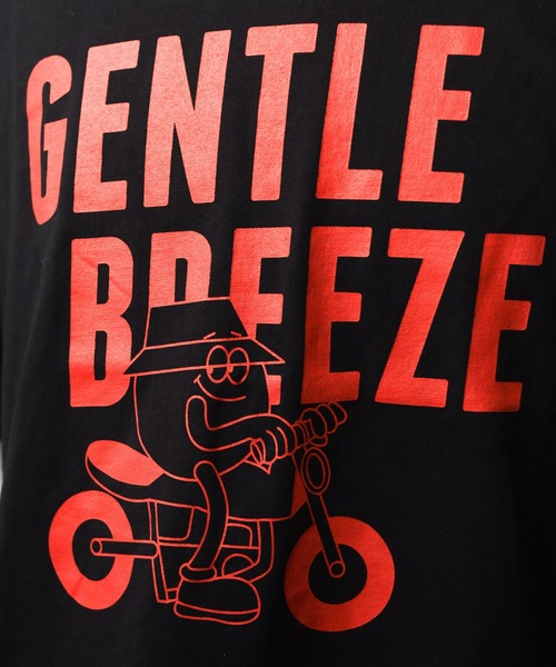 Bling Leads(ブリングリーズ)の「/Bling leads/GENTLE BREEZE PRINT TEE(Tシャツ/カットソー・メンズ・ブラック/ネイビー/ホワイト・LARGE/X-LARGE/MEDIUM)」の5枚目の写真