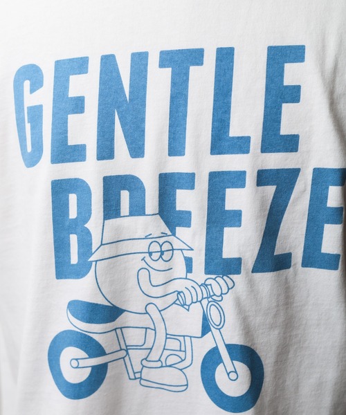 Bling Leads(ブリングリーズ)の「/Bling leads/GENTLE BREEZE PRINT TEE(Tシャツ/カットソー・メンズ・ブラック/ネイビー/ホワイト・LARGE/X-LARGE/MEDIUM)」の10枚目の写真