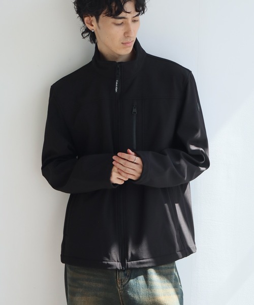 Calvin Klein(カルバン・クライン)の「【Calvin Klein/カルバンクライン】Fleece Back Soft Shell Jacket/裏フリース ソフトシェル ジャケット(その他アウター・メンズ・ブラック・M/L/S)」の3枚目の写真