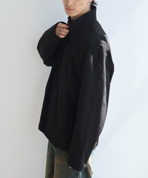 Calvin Klein(カルバン・クライン)の「【Calvin Klein/カルバンクライン】Fleece Back Soft Shell Jacket/裏フリース ソフトシェル ジャケット(その他アウター・メンズ・ブラック・M/L/S)」の4枚目の写真