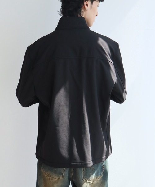Calvin Klein(カルバン・クライン)の「【Calvin Klein/カルバンクライン】Fleece Back Soft Shell Jacket/裏フリース ソフトシェル ジャケット(その他アウター・メンズ・ブラック・M/L/S)」の5枚目の写真