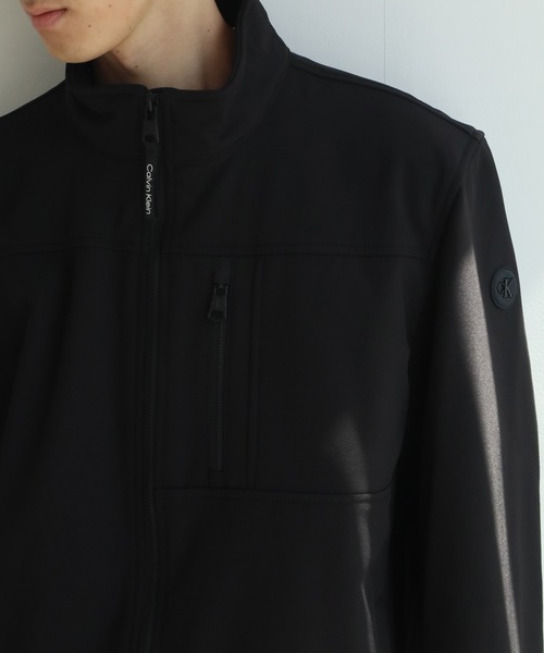 Calvin Klein(カルバン・クライン)の「【Calvin Klein/カルバンクライン】Fleece Back Soft Shell Jacket/裏フリース ソフトシェル ジャケット(その他アウター・メンズ・ブラック・M/L/S)」の6枚目の写真