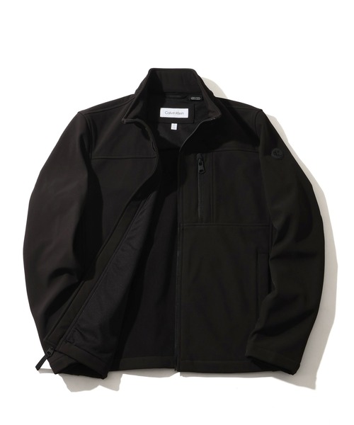 Calvin Klein(カルバン・クライン)の「【Calvin Klein/カルバンクライン】Fleece Back Soft Shell Jacket/裏フリース ソフトシェル ジャケット(その他アウター・メンズ・ブラック・M/L/S)」の8枚目の写真