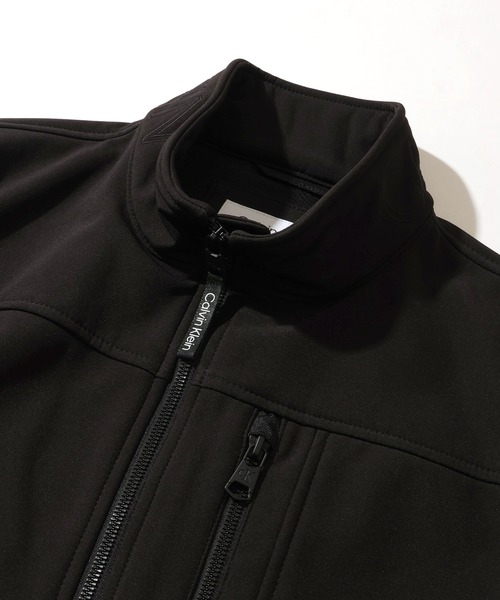 Calvin Klein(カルバン・クライン)の「【Calvin Klein/カルバンクライン】Fleece Back Soft Shell Jacket/裏フリース ソフトシェル ジャケット(その他アウター・メンズ・ブラック・M/L/S)」の12枚目の写真
