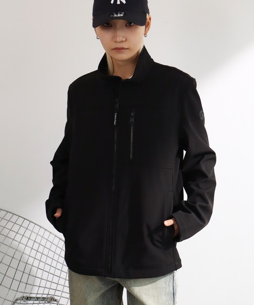 Calvin Klein(カルバン・クライン)の「【Calvin Klein/カルバンクライン】Fleece Back Soft Shell Jacket/裏フリース ソフトシェル ジャケット(その他アウター・メンズ・ブラック・M/L/S)」の21枚目の写真