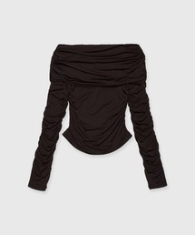 ジョゼムーン JOSE MOON キュプラオフショルダー JOSE MOON｜ジョゼムーンのTシャツ/カットソー（オフショルダー