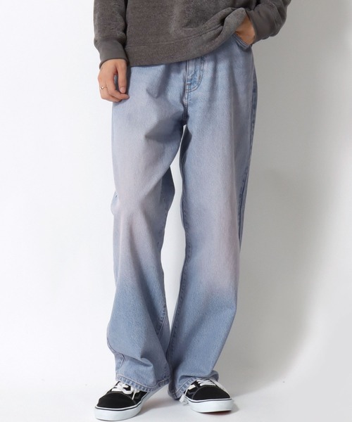 EDWIN（エドウィン）の「EDWIN/エドウィン WIDE STRAIGHT DENIM ワイドストレート デニムパンツ バギージーンズ（デニムパンツ・メンズ・ライトインディゴブルー/インディゴブルー/ブラック系その他・XL/L/S/XS/M）」の4枚目の写真
