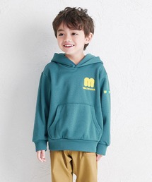 MIKI HOUSE（ミキハウス）の「【WEB限定】裏起毛ダンボールニットフーディー（パーカー）」