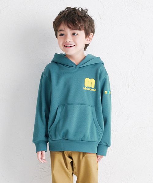 MIKI HOUSE（ミキハウス）の「【WEB限定】裏起毛ダンボールニットフーディー（パーカー・キッズ・ブラック/ブルー/ホワイト・80ｃｍ/90cm/100cm/110cm/120cm/130cm/140cm/150cm）」の9枚目の写真