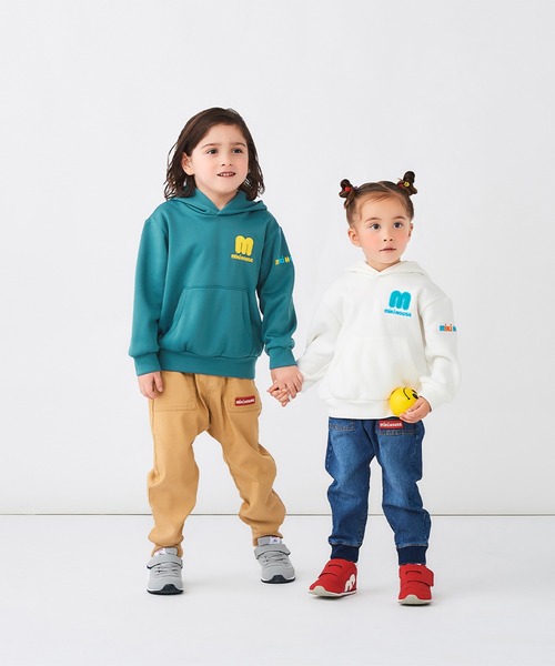 MIKI HOUSE（ミキハウス）の「【WEB限定】裏起毛ダンボールニットフーディー（パーカー・キッズ・ブラック/ブルー/ホワイト・80ｃｍ/90cm/100cm/110cm/120cm/130cm/140cm/150cm）」の13枚目の写真