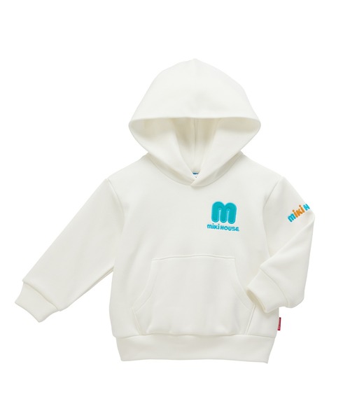 MIKI HOUSE（ミキハウス）の「【WEB限定】裏起毛ダンボールニットフーディー（パーカー・キッズ・ブラック/ブルー/ホワイト・80ｃｍ/90cm/100cm/110cm/120cm/130cm/140cm/150cm）」の18枚目の写真