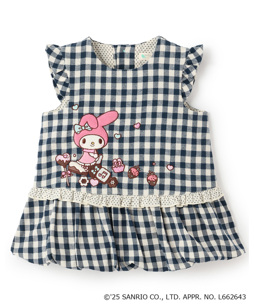 baby cheer(ベイビーチアー)の「【マイメロディ】バルーンチュニック(チュニック・キッズ・ネイビー/レッド・120cm/90cm/110cm/100cm/80cm)」の1枚目の写真