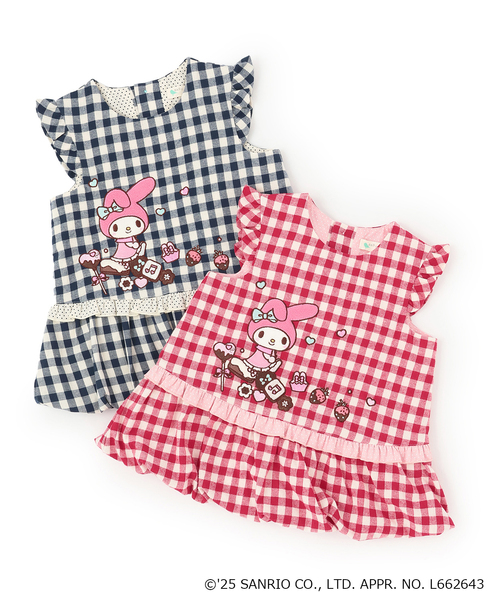 baby cheer(ベイビーチアー)の「【マイメロディ】バルーンチュニック(チュニック・キッズ・ネイビー/レッド・120cm/90cm/110cm/100cm/80cm)」の4枚目の写真