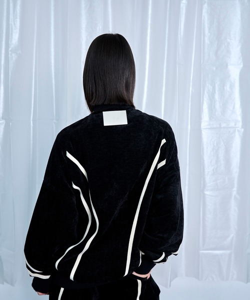 Nora Lily(ノラリリー)の「【Nora Lily】Curved Line Track Jacket(ジャージ・メンズ・ブラック/ブラウン/グレー・FREE)」の9枚目の写真