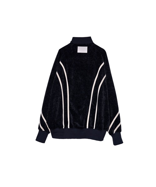 Nora Lily(ノラリリー)の「【Nora Lily】Curved Line Track Jacket(ジャージ・メンズ・ブラック/ブラウン/グレー・FREE)」の11枚目の写真