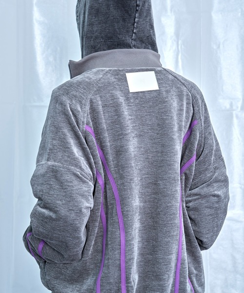 Nora Lily(ノラリリー)の「【Nora Lily】Curved Line Track Jacket(ジャージ・メンズ・ブラック/ブラウン/グレー・FREE)」の17枚目の写真