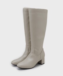 index | フェイクレザーロングブーツ(ブーツ)