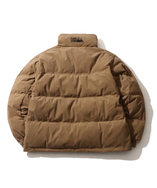 FIRST DOWN(ファーストダウン)の「【FIRST DOWN/ファーストダウン】 BUBBLE DOWN JKT CORDUROY / バブルダウンジャケット コーデュロイ(ダウンジャケット/コート・メンズ・ベージュ/ブラウン・S/M/L/XL)」の5枚目の写真