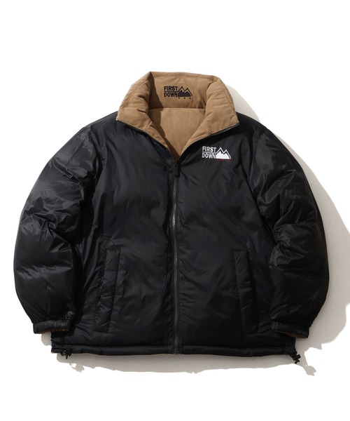 FIRST DOWN(ファーストダウン)の「【FIRST DOWN/ファーストダウン】 BUBBLE DOWN JKT CORDUROY / バブルダウンジャケット コーデュロイ(ダウンジャケット/コート・メンズ・ベージュ/ブラウン・S/M/L/XL)」の4枚目の写真