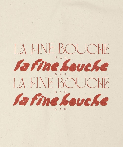 A part by（アパートバイ）の「【LA FINE BOUCHEコラボ】トートバッグ（トートバッグ・レディース・ネイビー/レッド・FREE）」の15枚目の写真