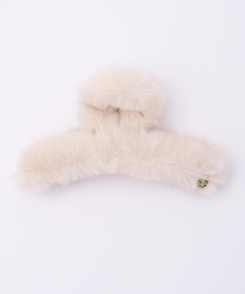 INGNI（イング）の「エコファークリップ（その他ヘアアクセサリー・レディース・ベージュ/ブラック・ONE SIZE）」の10枚目の写真