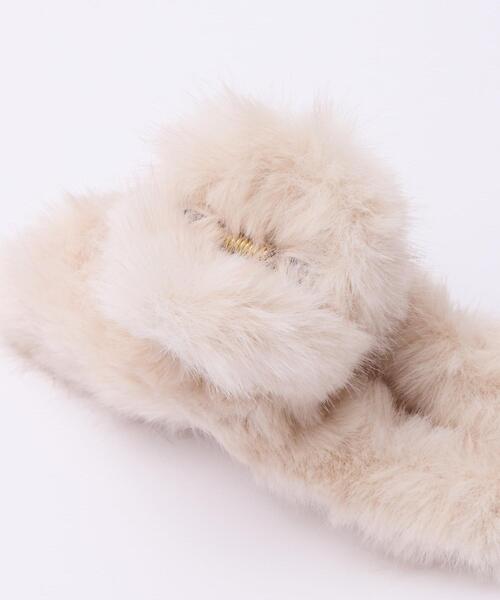 INGNI（イング）の「エコファークリップ（その他ヘアアクセサリー・レディース・ベージュ/ブラック・ONE SIZE）」の12枚目の写真