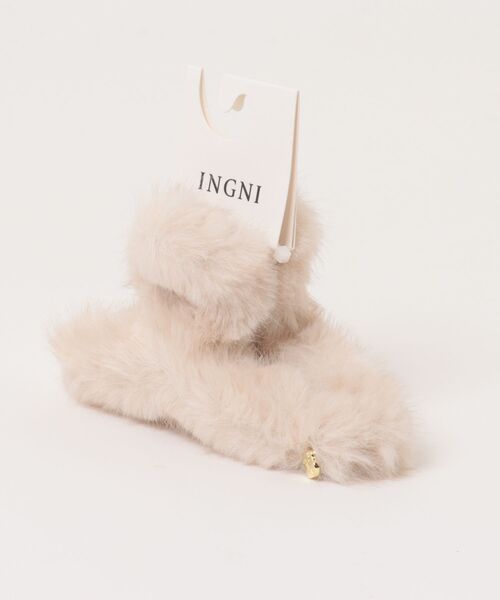 INGNI（イング）の「エコファークリップ（その他ヘアアクセサリー・レディース・ベージュ/ブラック・ONE SIZE）」の8枚目の写真