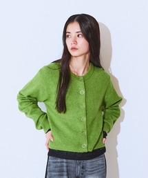 JEANASIS | リングスナップボタンショートニットカーディガン/603768(カーディガン/ボレロ)