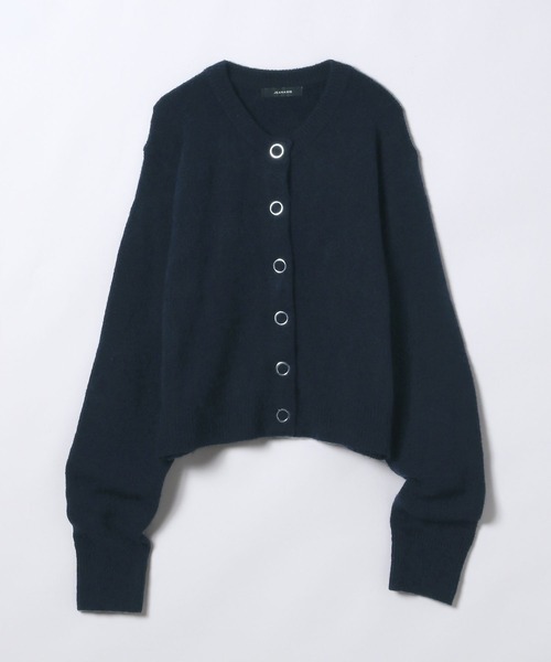 JEANASIS（ジーナシス）の「リングスナップボタンショートニットカーディガン/603768（カーディガン/ボレロ・レディース・グレー/ネイビー/レッド/グリーン・FREE）」の20枚目の写真