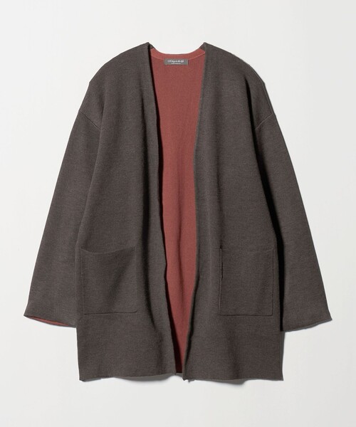 セール】ダブルフェイス Vネック ロングカーディガン ＜A DAY IN THE