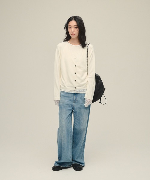 JEANASIS（ジーナシス）の「【eL】12G Fluffy Layered Pullover