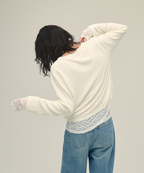 アンドエルシー　猫リリジャスニット Lovilyn（ラヴィリン）の「シャギー猫ちゃんニット（ニット