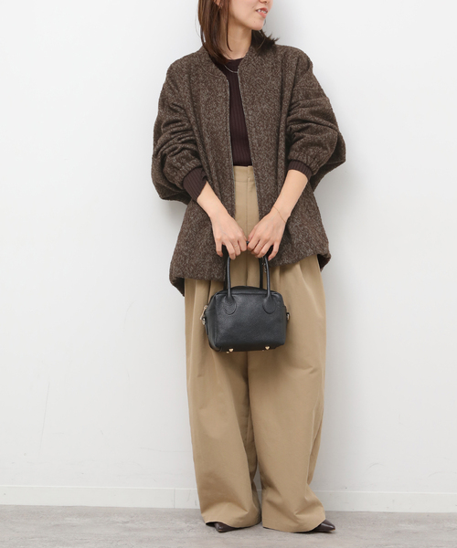 尾州ウールヘリンボンジップブルゾン（その他アウター）｜JOURNAL