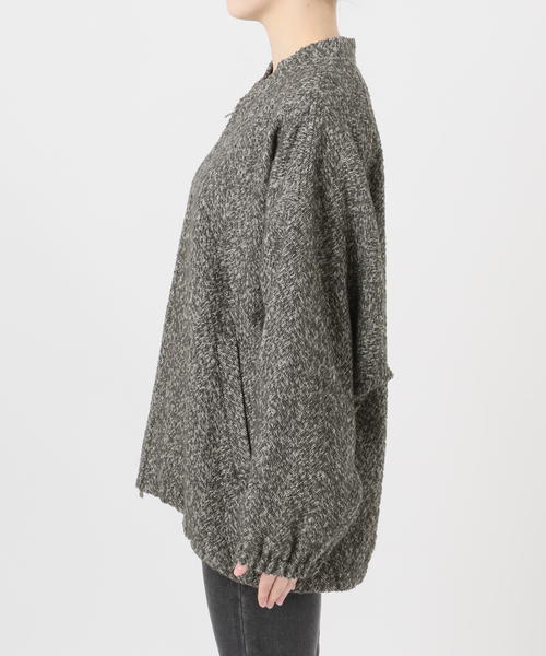 尾州ウールヘリンボンジップブルゾン（その他アウター）｜JOURNAL