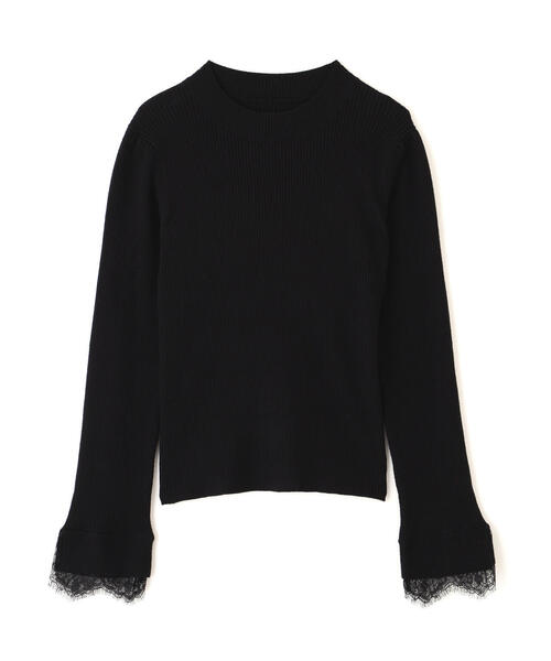PROPORTION BODY DRESSING(プロポーションボディドレッシング)の「レースドッキングスリーブニット / 1215270122(ニット/セーター・レディース・ブラック/グレー/ホワイト系その他・FREE)」の15枚目の写真