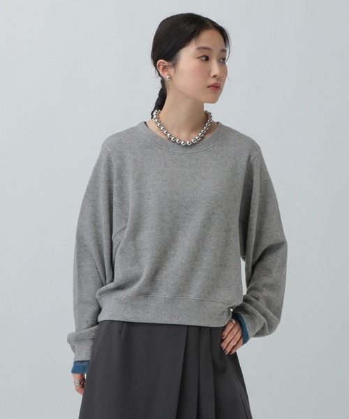 LEPSIM（レプシィム）の「ショートラメリブプルオーバー　601686（Tシャツ/カットソー・レディース・ブラウン/グレー/オフホワイト/ブルー・FREE）」の15枚目の写真