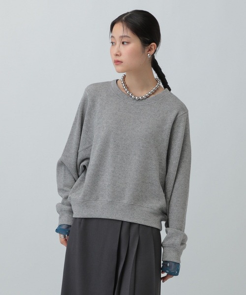 LEPSIM（レプシィム）の「ショートラメリブプルオーバー　601686（Tシャツ/カットソー・レディース・ブラウン/グレー/オフホワイト/ブルー・FREE）」の16枚目の写真