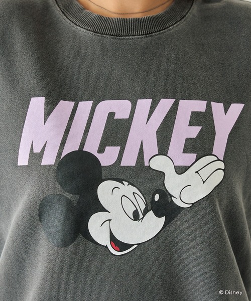 GOOD ROCK SPEED(グッドロックスピード)の「【GOODROCKSPEED】Disney MICKEY/ロゴスウェット(スウェット・レディース・ブラック/イエロー・F)」の12枚目の写真