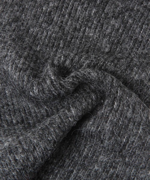 BAYFLOW（ベイフロー）の「ウールMIXマフラー（マフラー・レディース・レッド/ブルーグリーン/チャコール/ブラウン・FREE）」の8枚目の写真